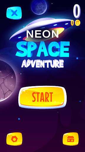 Neon Space Adventure screenshot 1 - screenshot