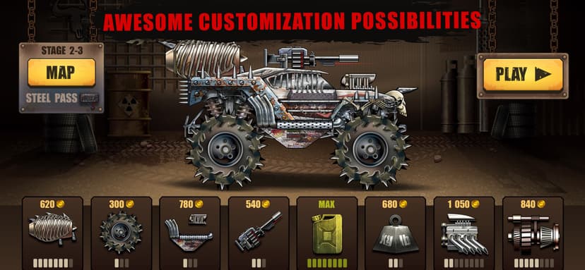 Zombie Hill Racing: Earn Climb screenshot 1 - screenshot