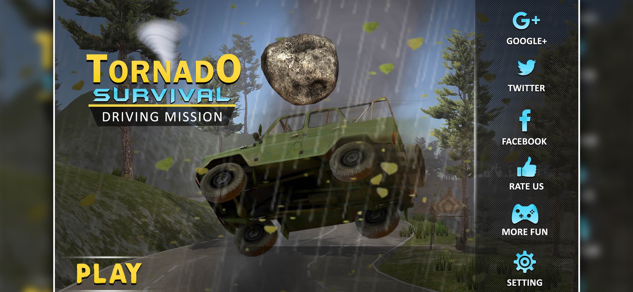 Tornado Hunter Adventure 3D screenshot 1 - screenshot