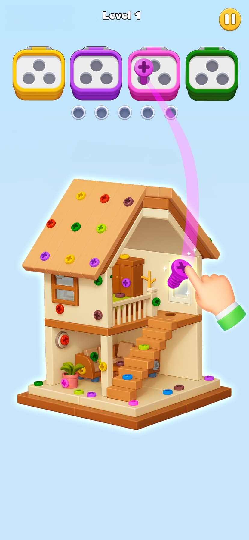 Bolts Off: Screw 3D Puzzle screenshot 1 - screenshot