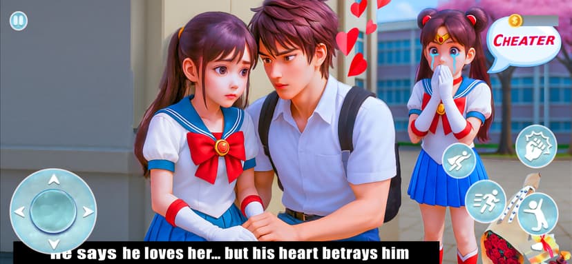 Love Story High School Days 3D screenshot 2 - screenshot