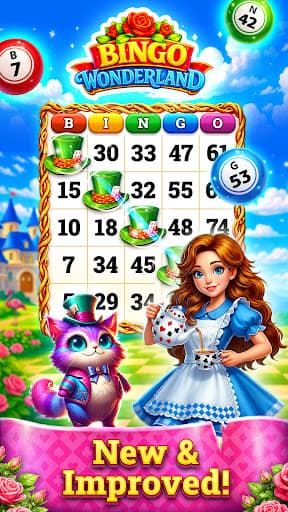 Bingo Wonderland - Bingo Game screenshot 1 - screenshot