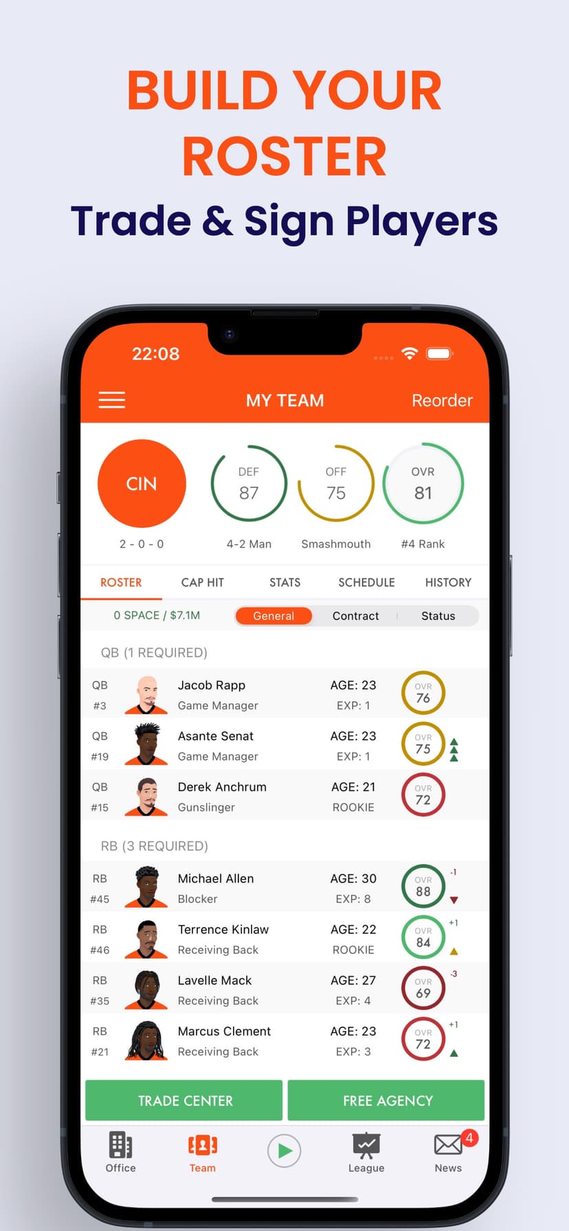 Pocket GM 3: Football Sim screenshot 4 - screenshot