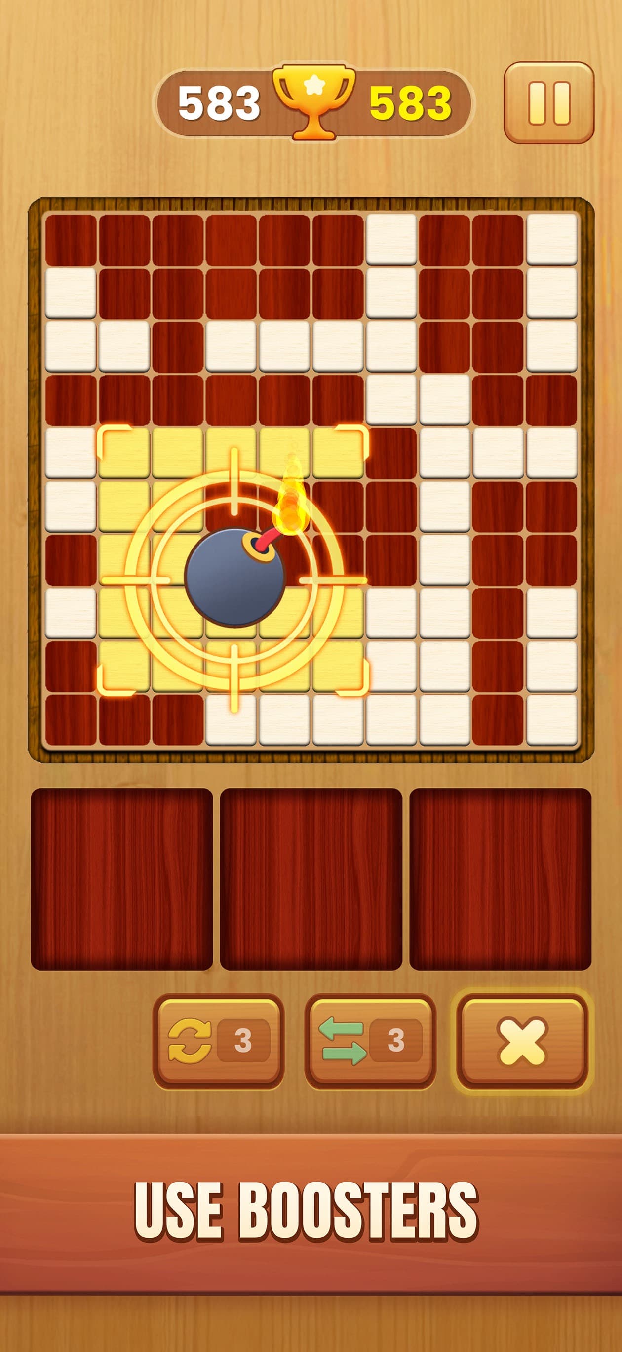 Wooden Puzzle Bliss screenshot 3 - screenshot