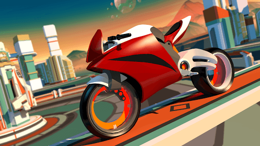 Gravity Rider: Space Bike Race screenshot 2 - screenshot