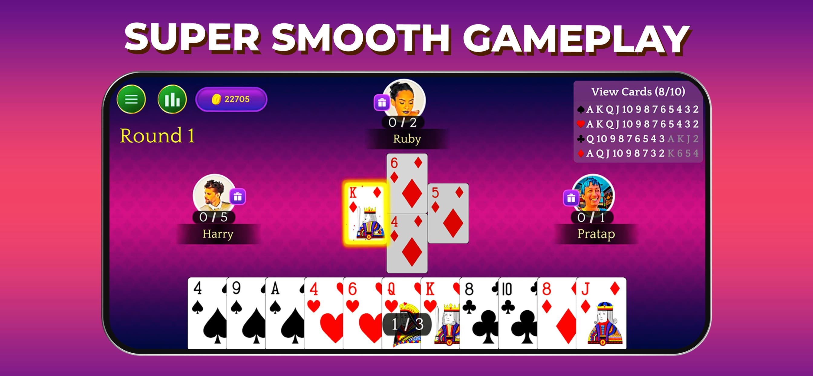 Callbreak Card Game : Offline screenshot 2 - screenshot