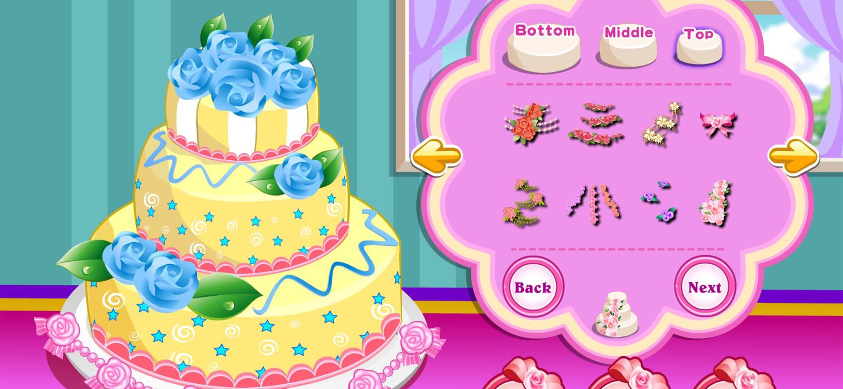 Rose Wedding Cake Cooking Game screenshot 4 - screenshot