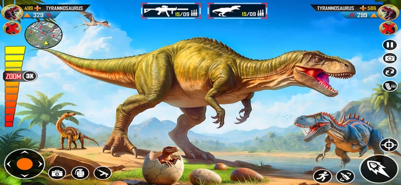Dino Family Adventure Game screenshot 2 - screenshot