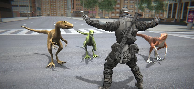 T-rex Simulator City World screenshot 9 - screenshot