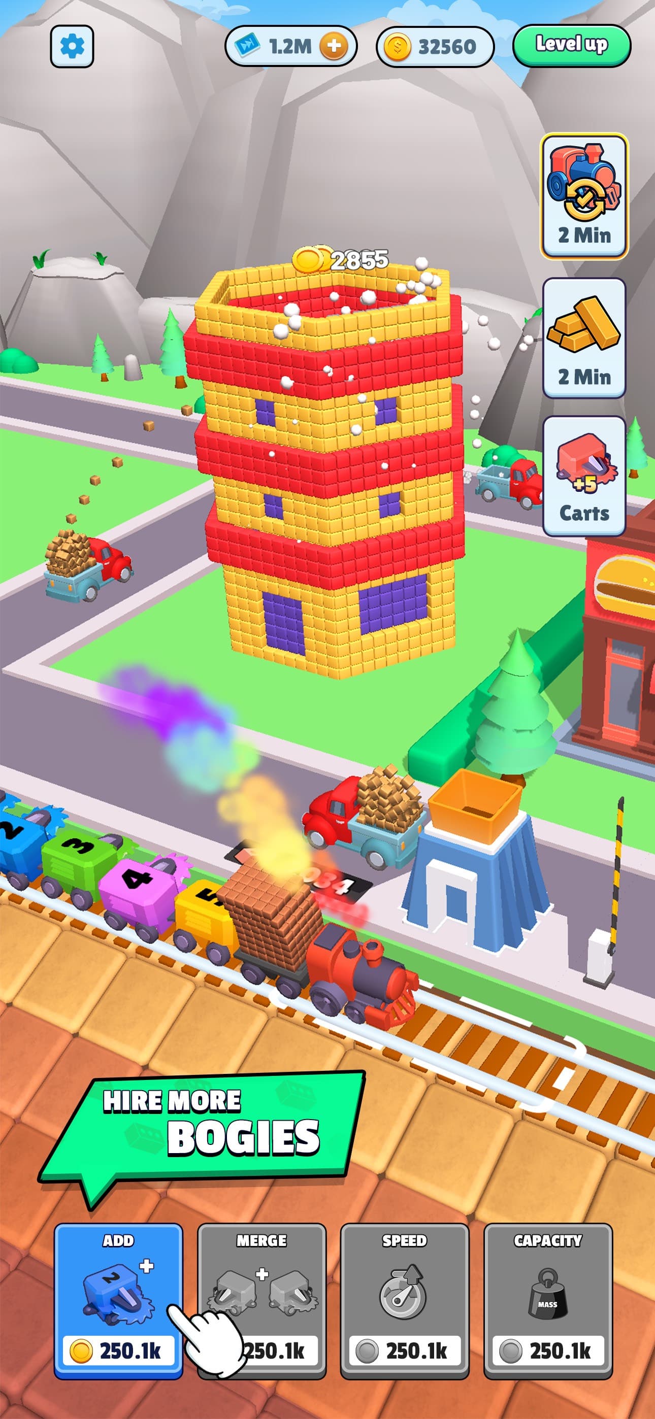 Train Digger - Idle Game screenshot 2 - screenshot