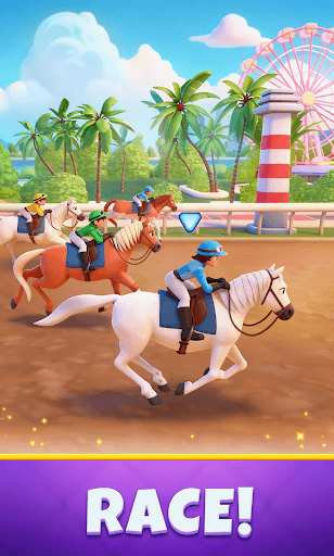 Horse Racing Solitaire screenshot 1 - screenshot