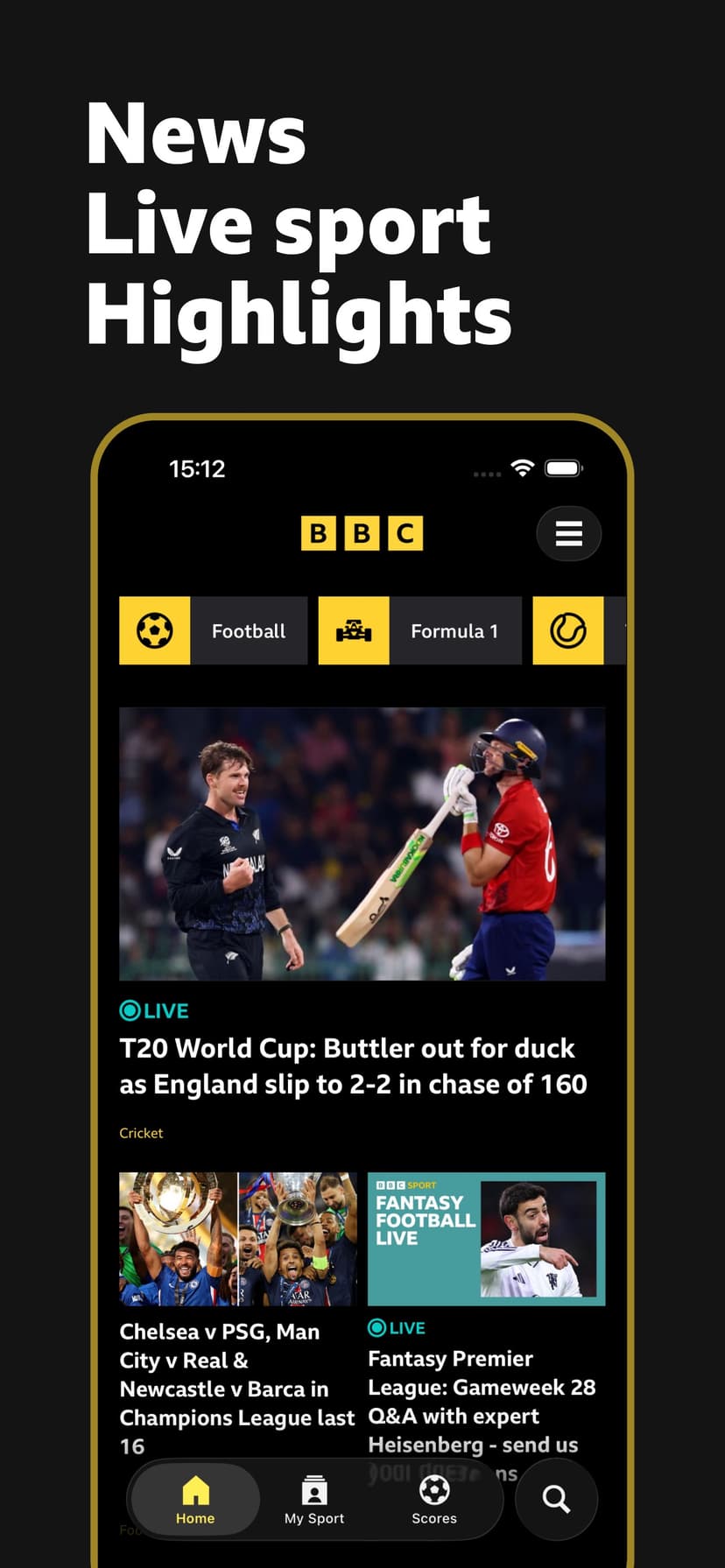 BBC Sport screenshot 1 - screenshot