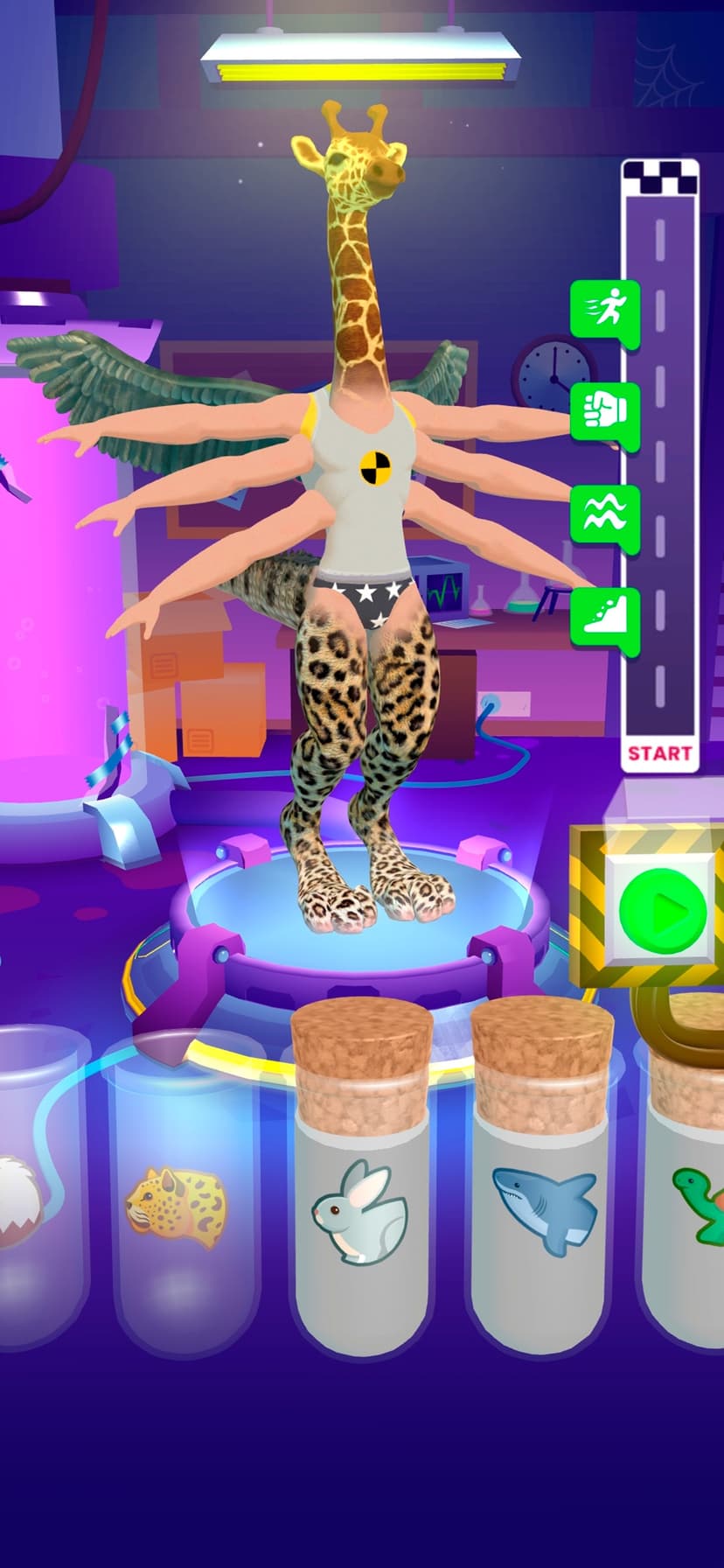 Merge Animals 3D - Mutant race screenshot 6 - screenshot