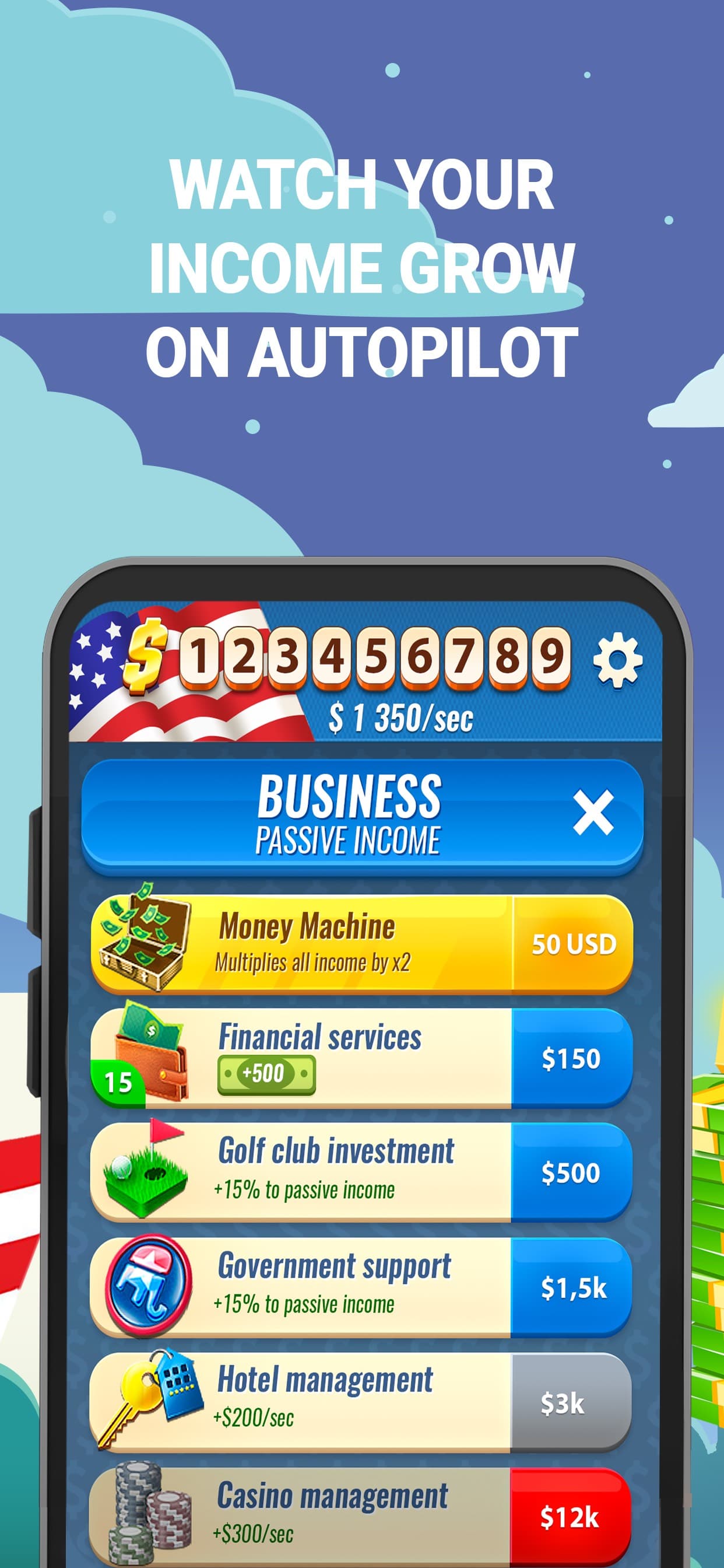 Trump's Empire: idle game screenshot 5 - screenshot