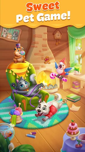 Pet Candy Puzzle-Match 3 games screenshot 17 - screenshot
