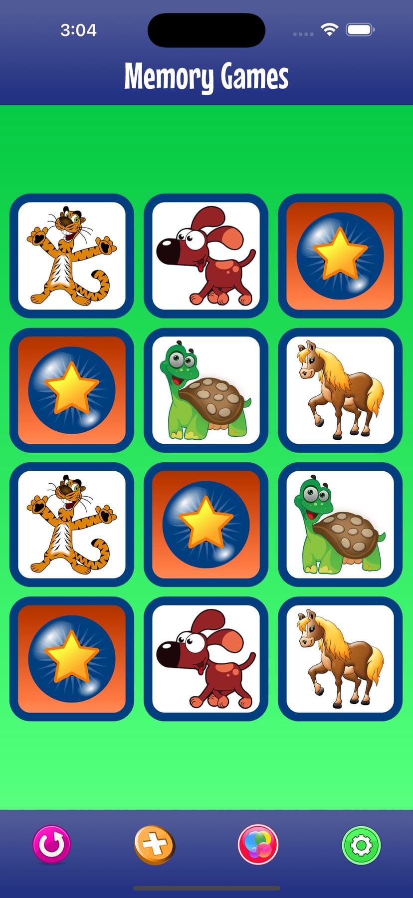 Memory Games with Animals screenshot 1 - screenshot