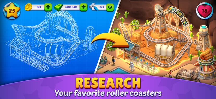 Roller Coaster Life Theme Park screenshot 2 - screenshot