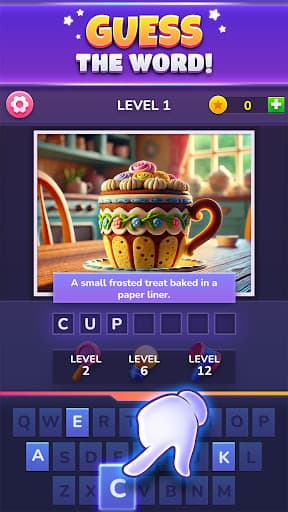 PixelPhrase ™ Pics & Word Game screenshot 1 - screenshot