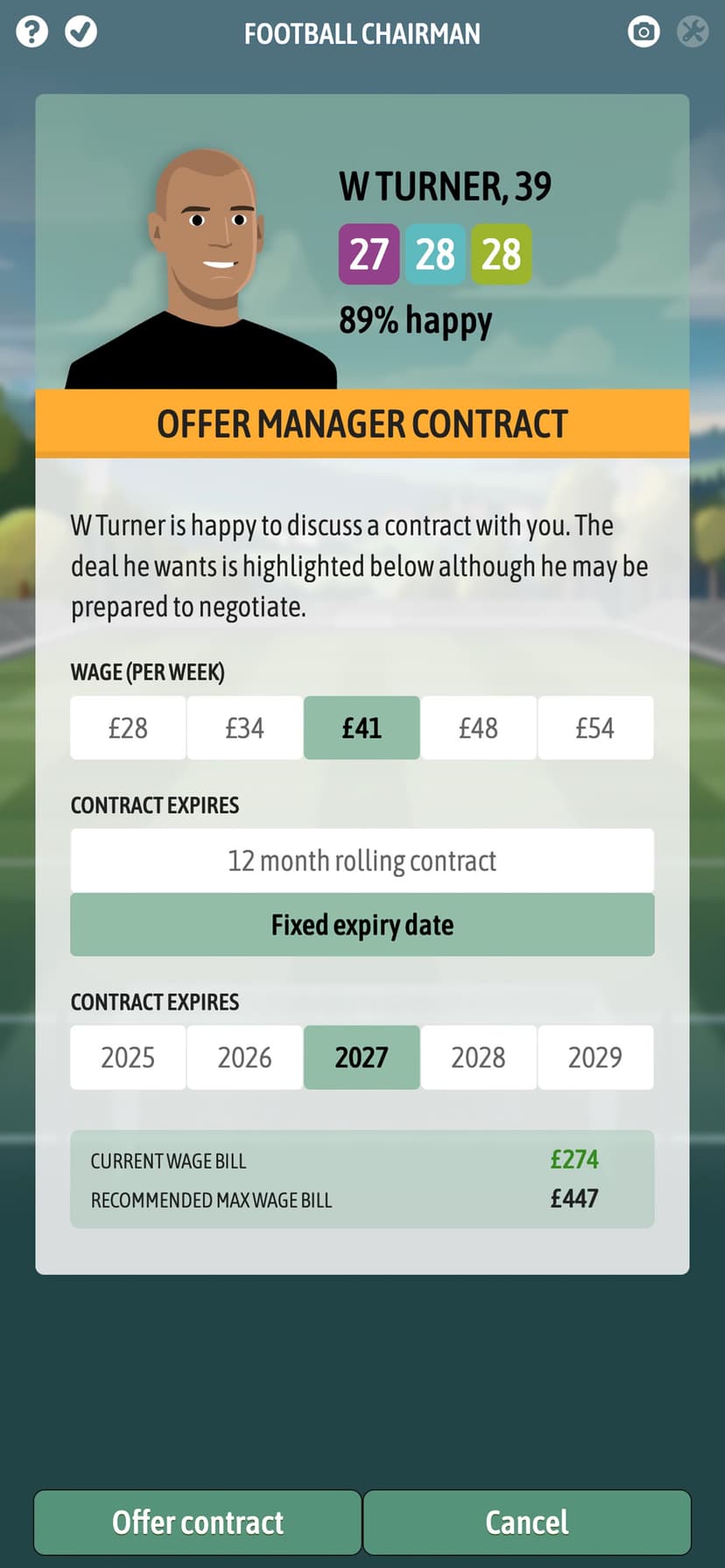 Football Chairman Pro 2 screenshot 4 - screenshot