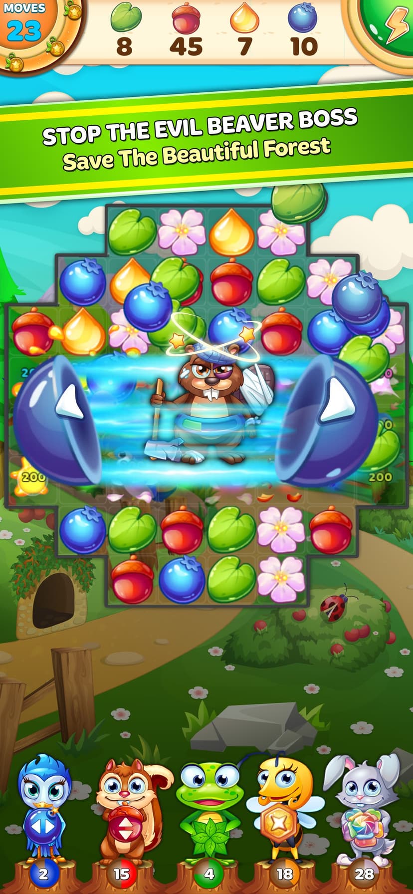 Forest Rescue: Match 3 Puzzle screenshot 3 - screenshot