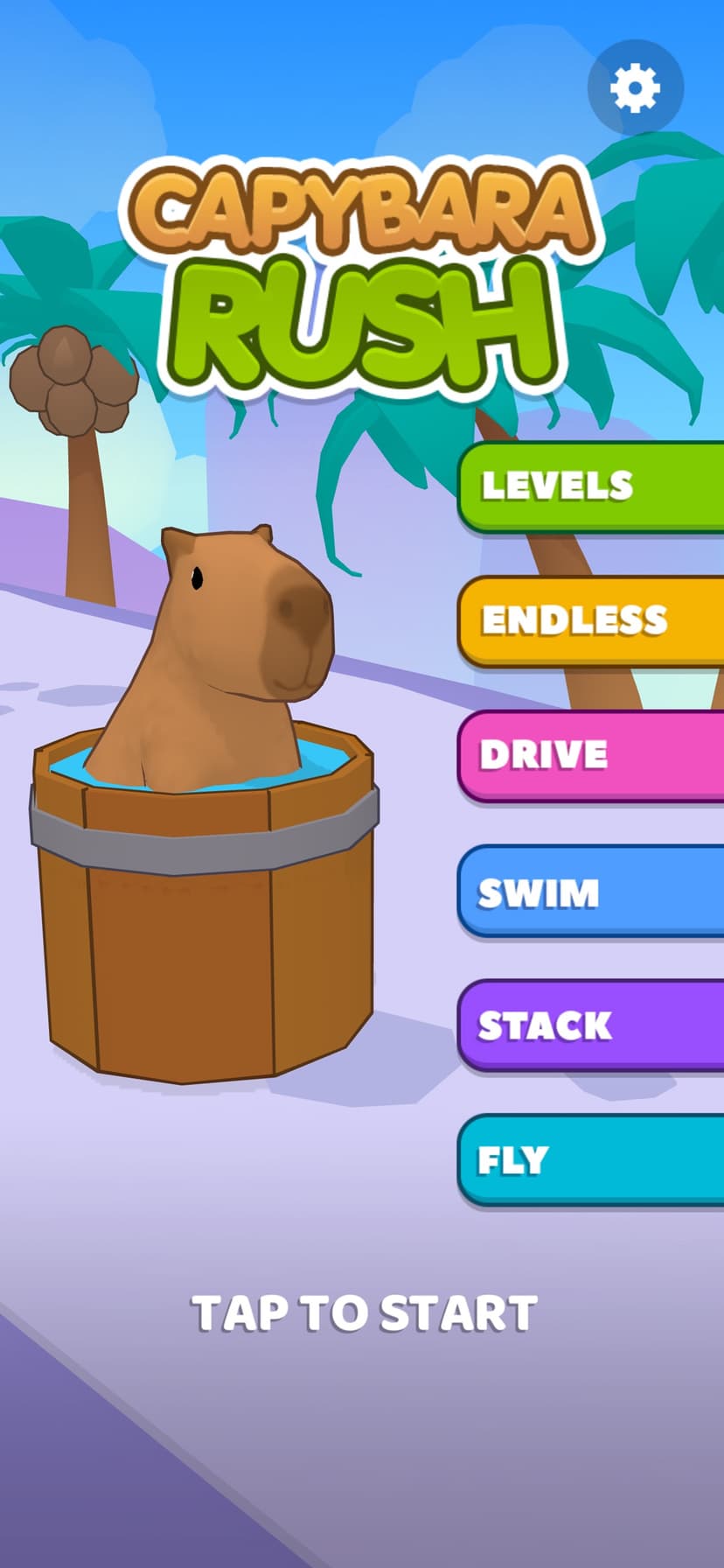 Capybara Rush screenshot 1 - screenshot