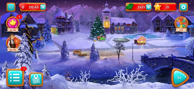 Christmas Mansion Puzzle Saga screenshot 1 - screenshot