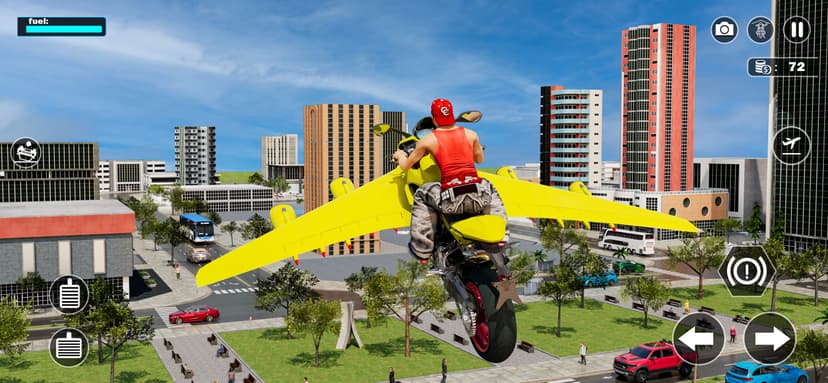 Flying Motorbike: Bike Games screenshot 3 - screenshot