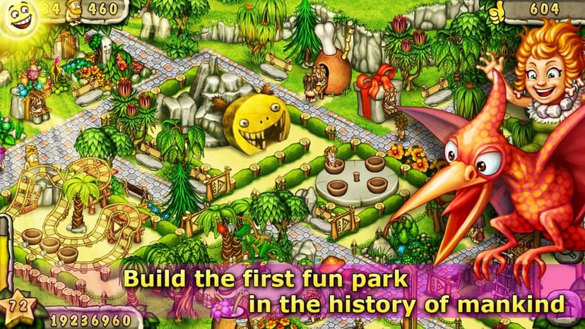 Prehistoric Fun Park Builder screenshot 1 - screenshot