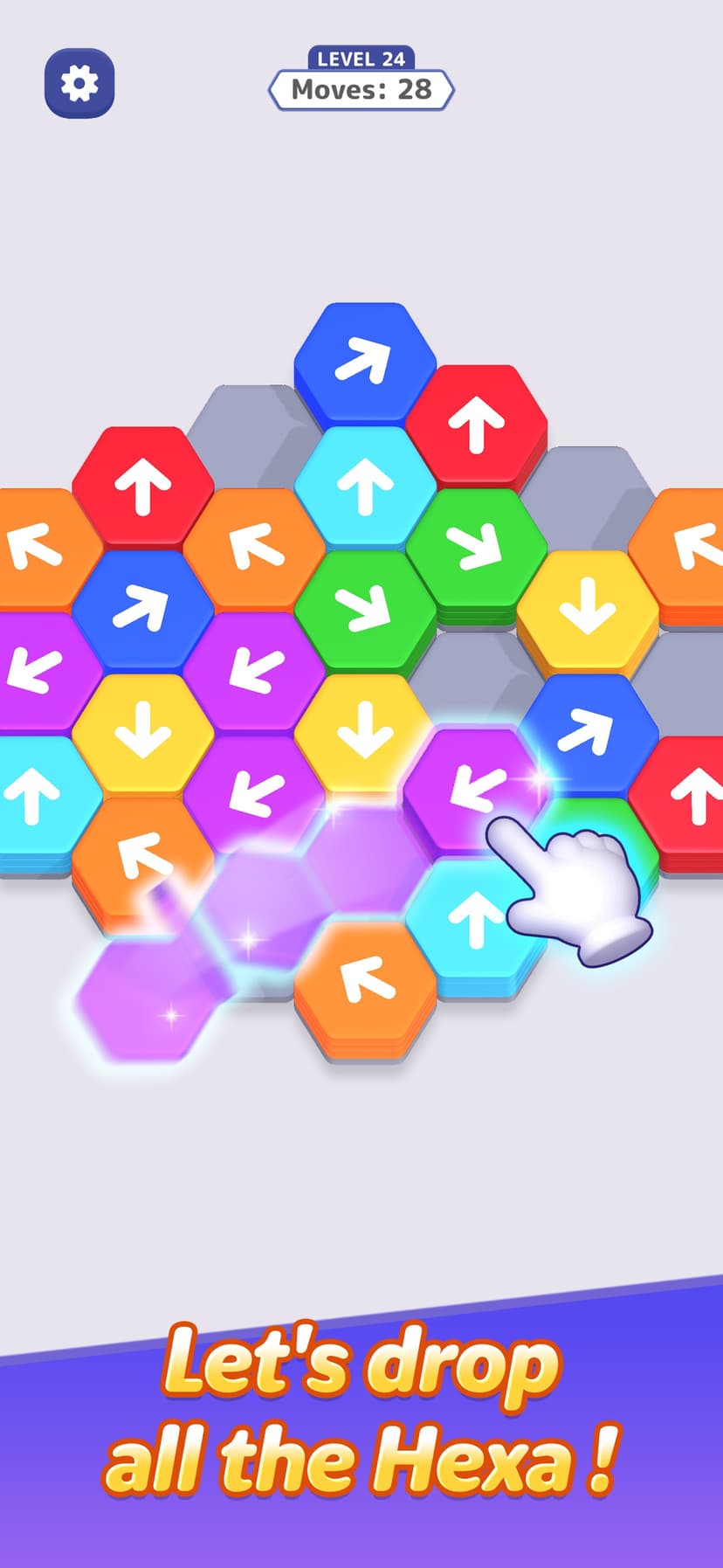 Hexa Away screenshot 4 - screenshot