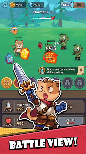 Idle Cat Battle screenshot 1 - screenshot