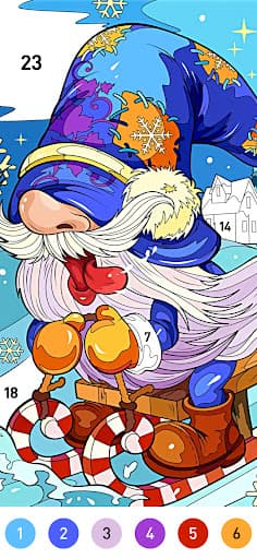 Christmas Winter Coloring Book screenshot 2 - screenshot