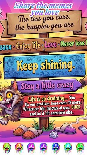 Meme Color By Number Game screenshot 6 - screenshot