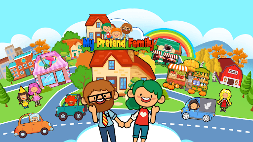 My Pretend Home & Family Town screenshot 1 - screenshot