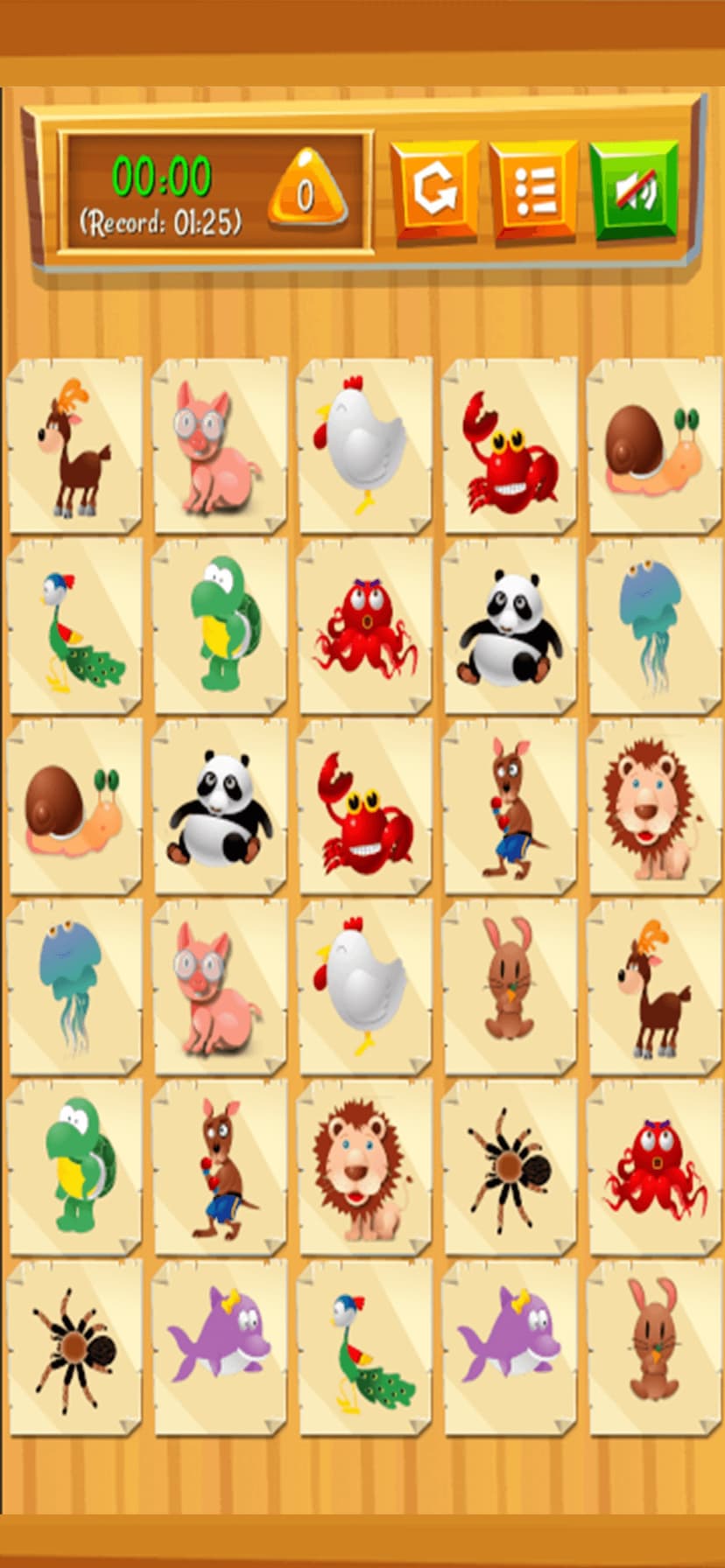 Memory Cartoon - Animals screenshot 5 - screenshot