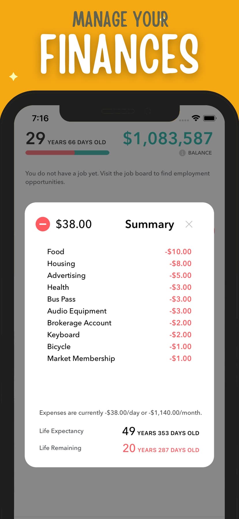 Life Simulator - Hobo CEO screenshot 3 - screenshot