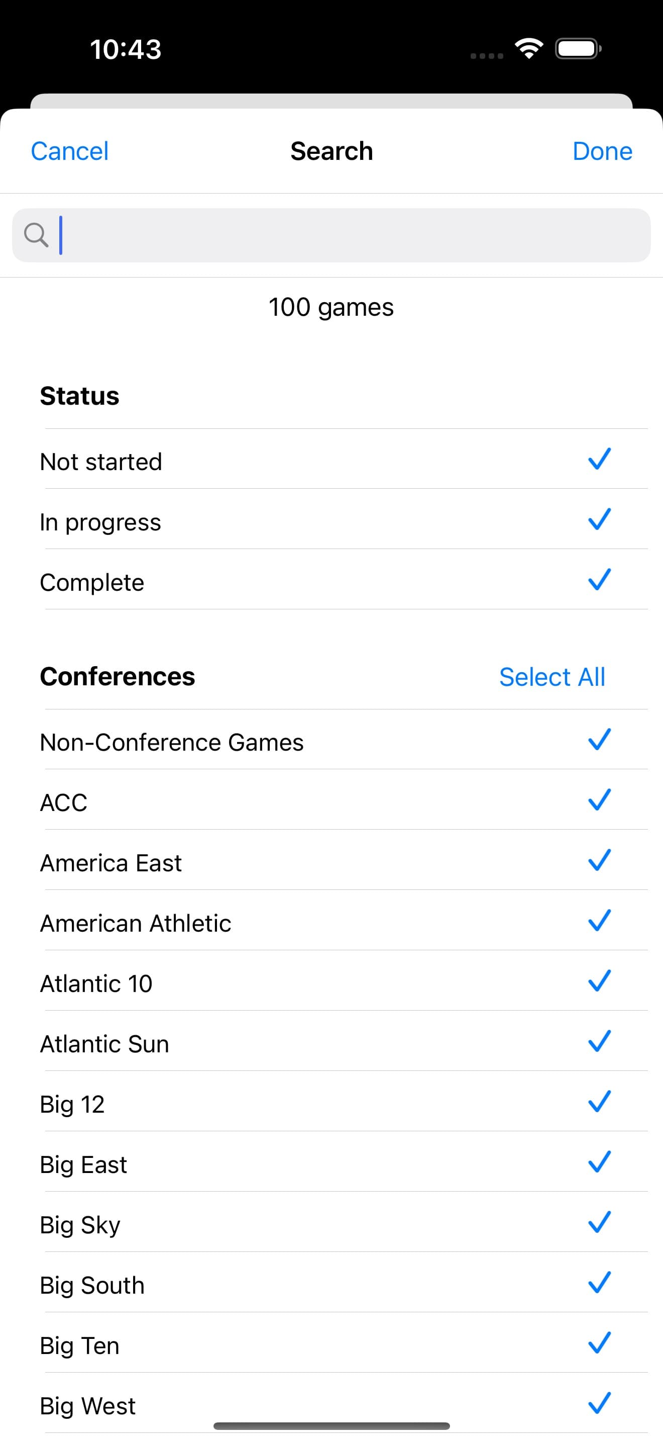 College Hoops Scores, Schedule screenshot 5 - screenshot