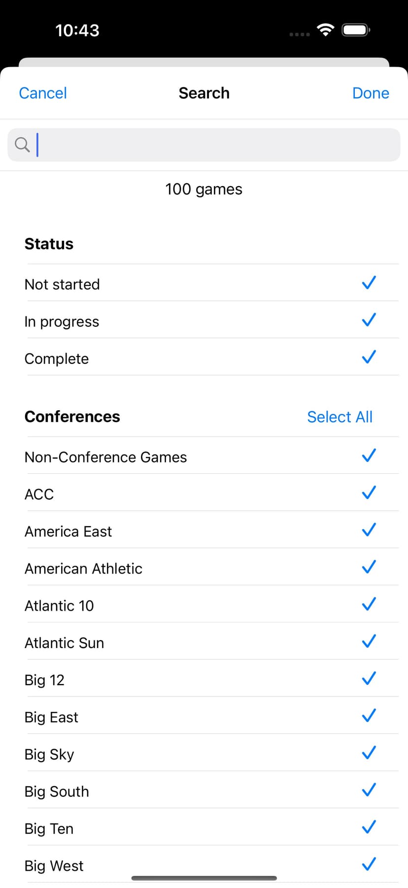 College Hoops Scores, Schedule screenshot 5 - screenshot