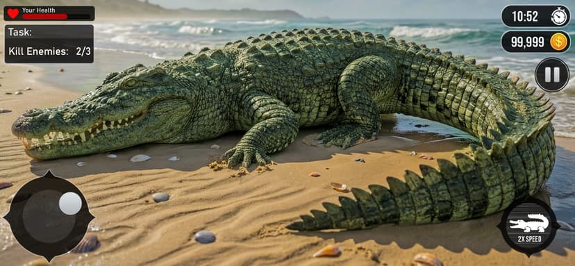 Crocodile Attack LIfe Sim 3D screenshot 2 - screenshot