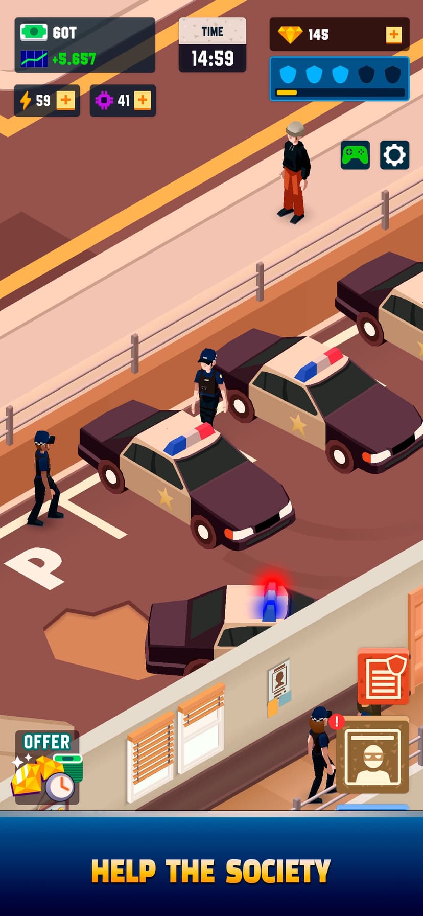 Idle Police Tycoon - Cops Game screenshot 4 - screenshot