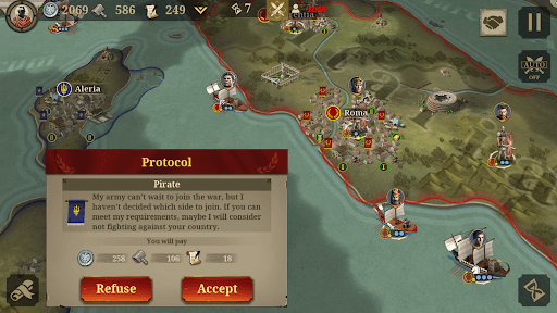 Great Conqueror: Rome War Game screenshot 7 - screenshot