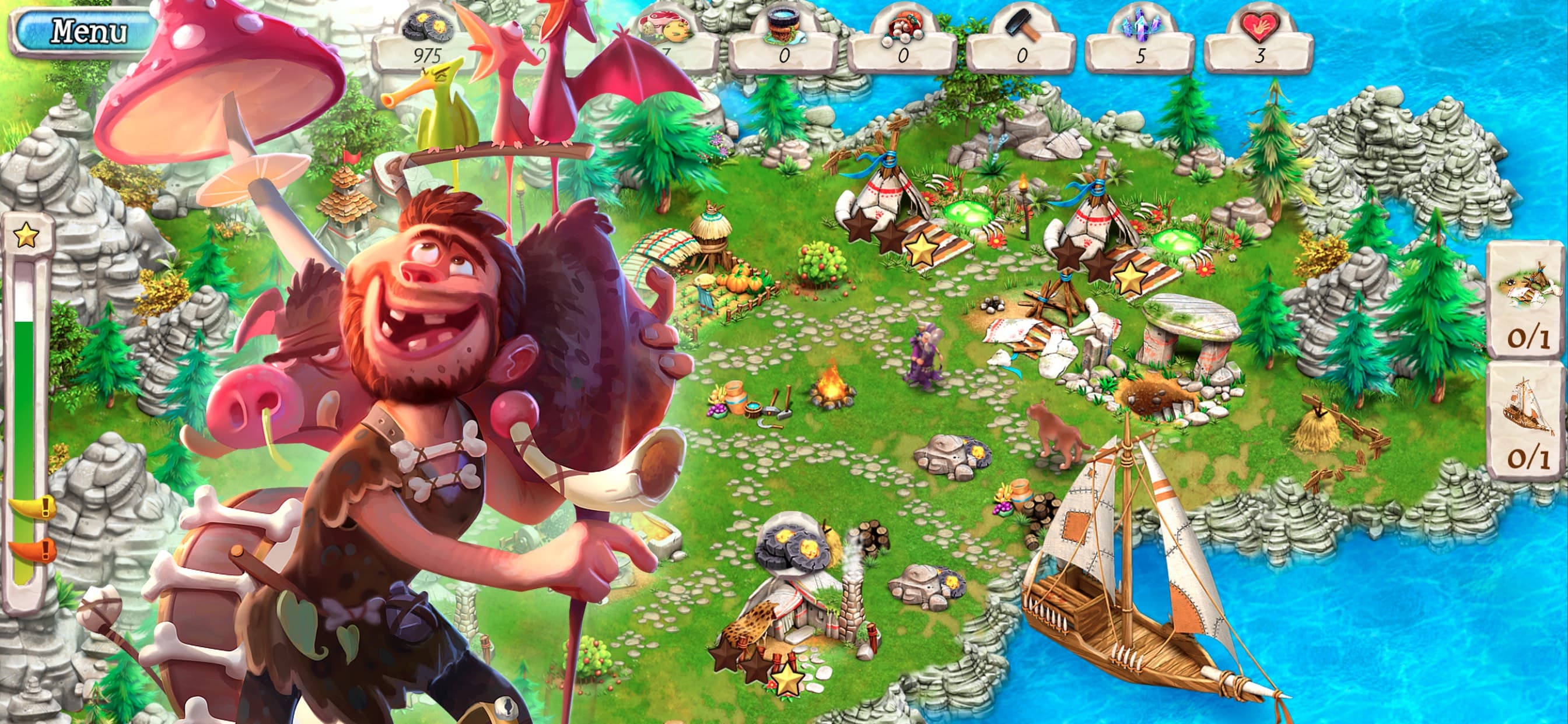 Cavemen Tales: Prehistoric screenshot 5 - screenshot