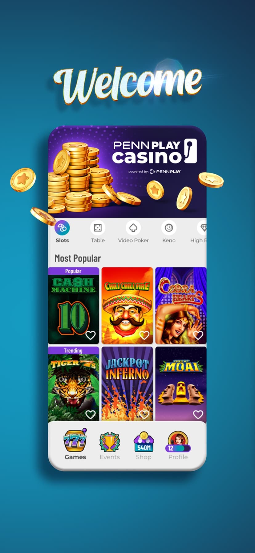 PENN Play Casino jackpot slots screenshot 1 - screenshot