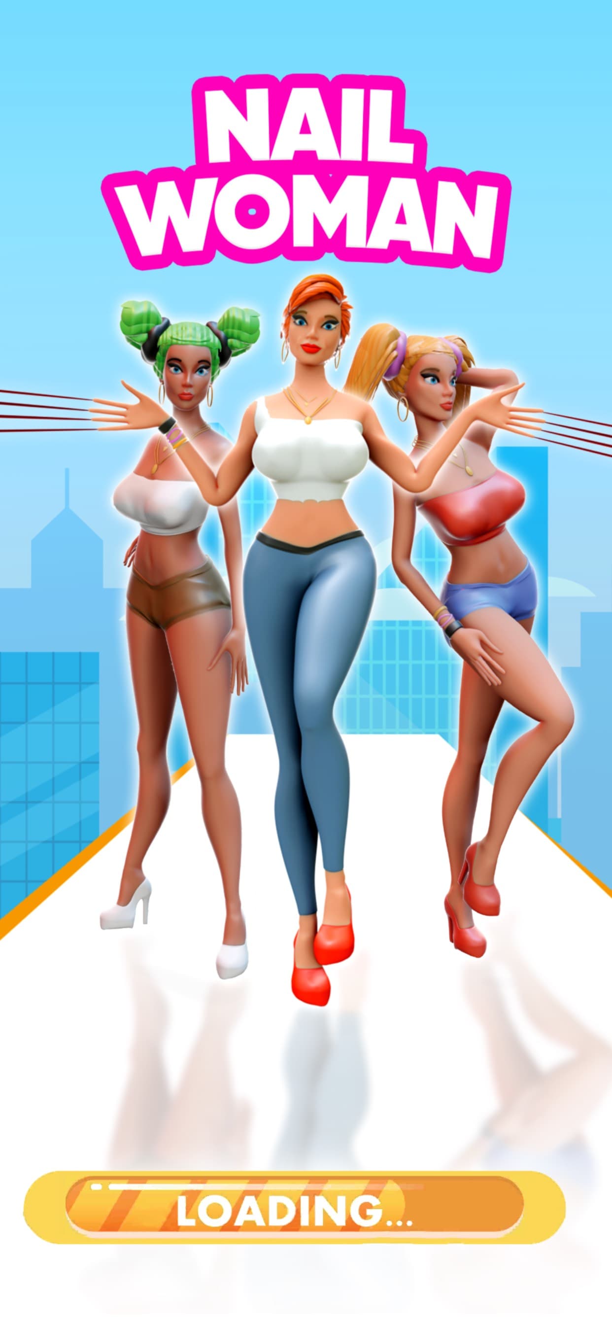 Nail Woman: Baddies Long Run screenshot 1 - screenshot