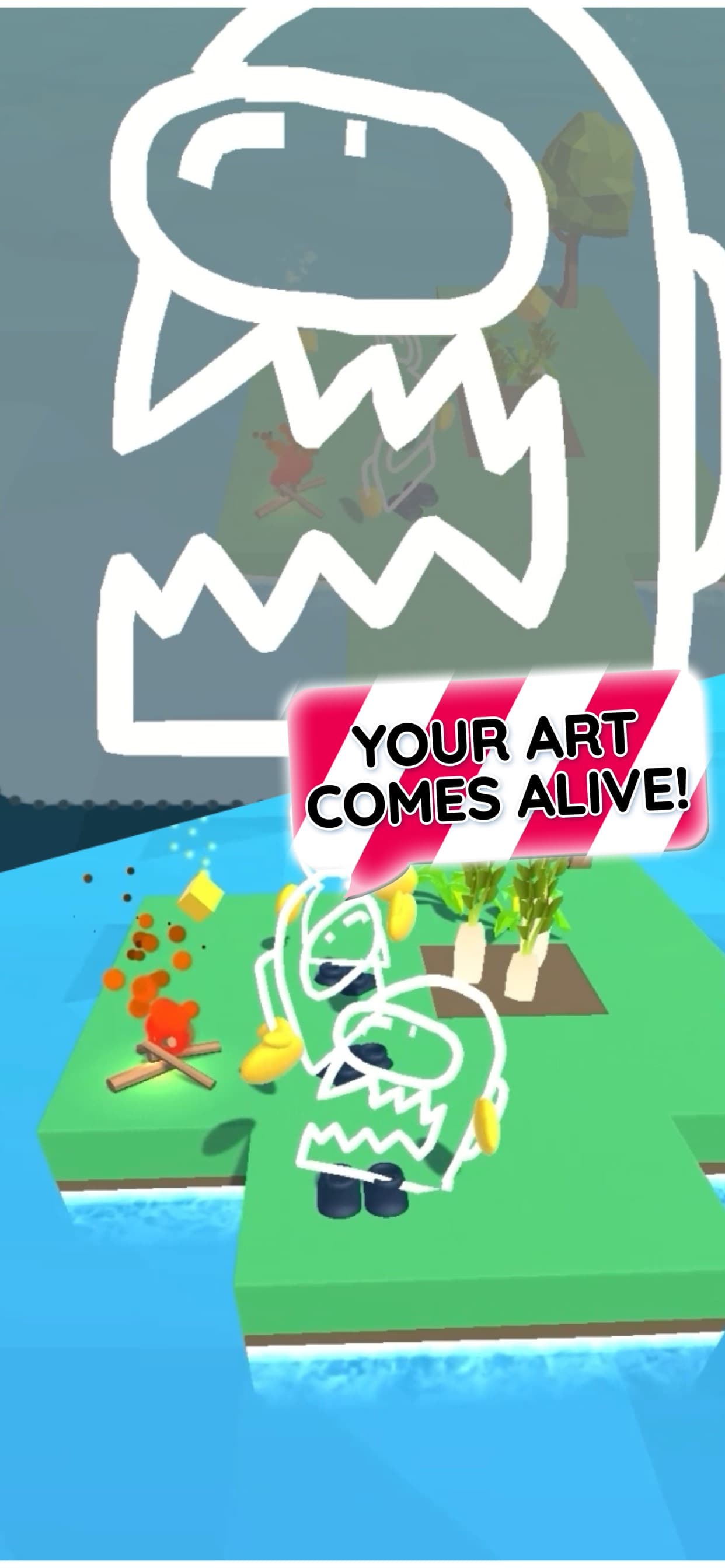 Idle Draw Earth-Fun life games screenshot 1 - screenshot
