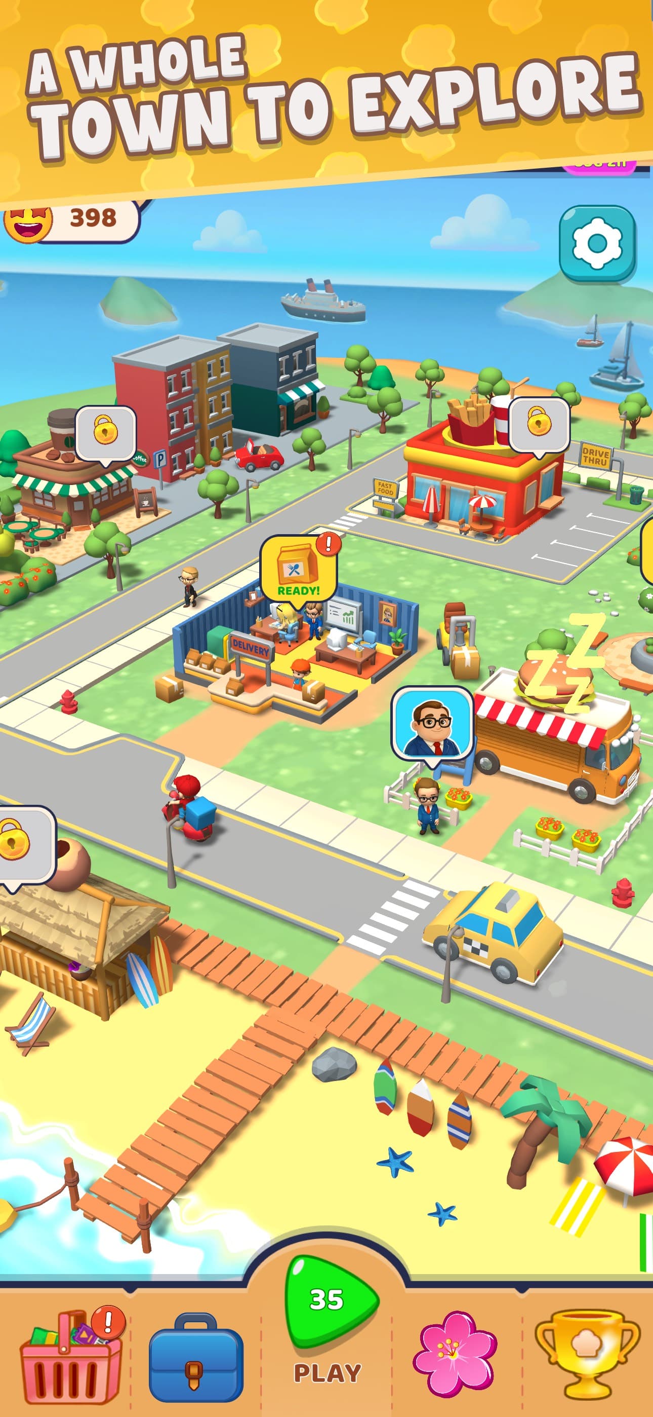 Nom Nom Town: Restaurant Game screenshot 2 - screenshot