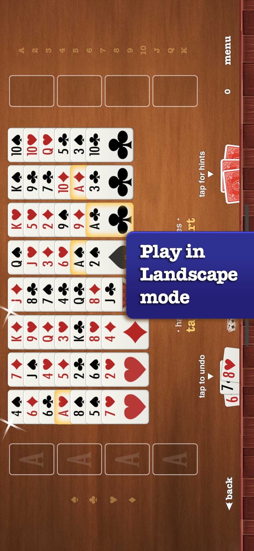 FreeCell ▻ Solitaire screenshot 2 - screenshot