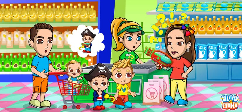 Vlad and Niki Supermarket game screenshot 2 - screenshot