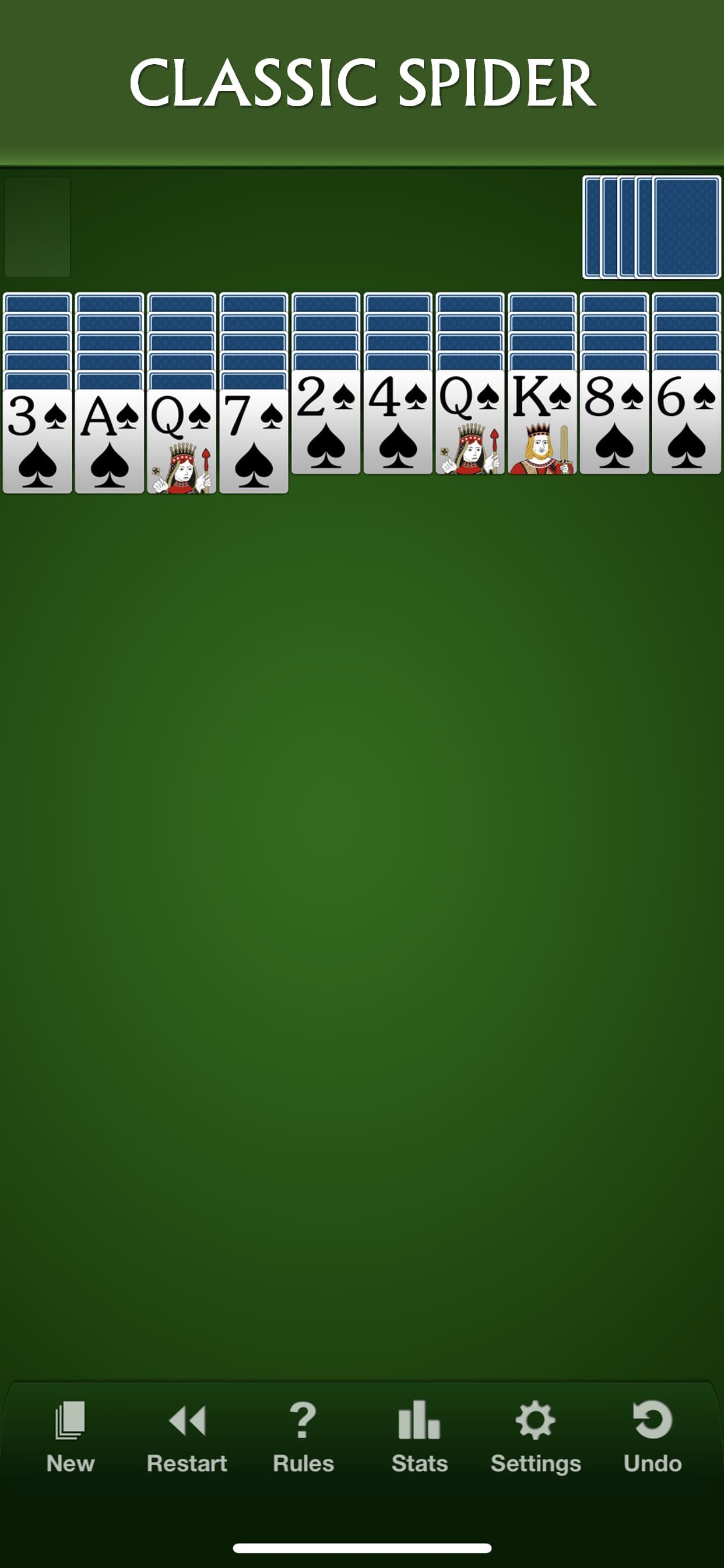 Solebon Spider Solitaire screenshot 1 - screenshot