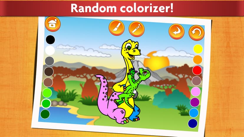 Dinosaurs - Kids Coloring book screenshot 4 - screenshot