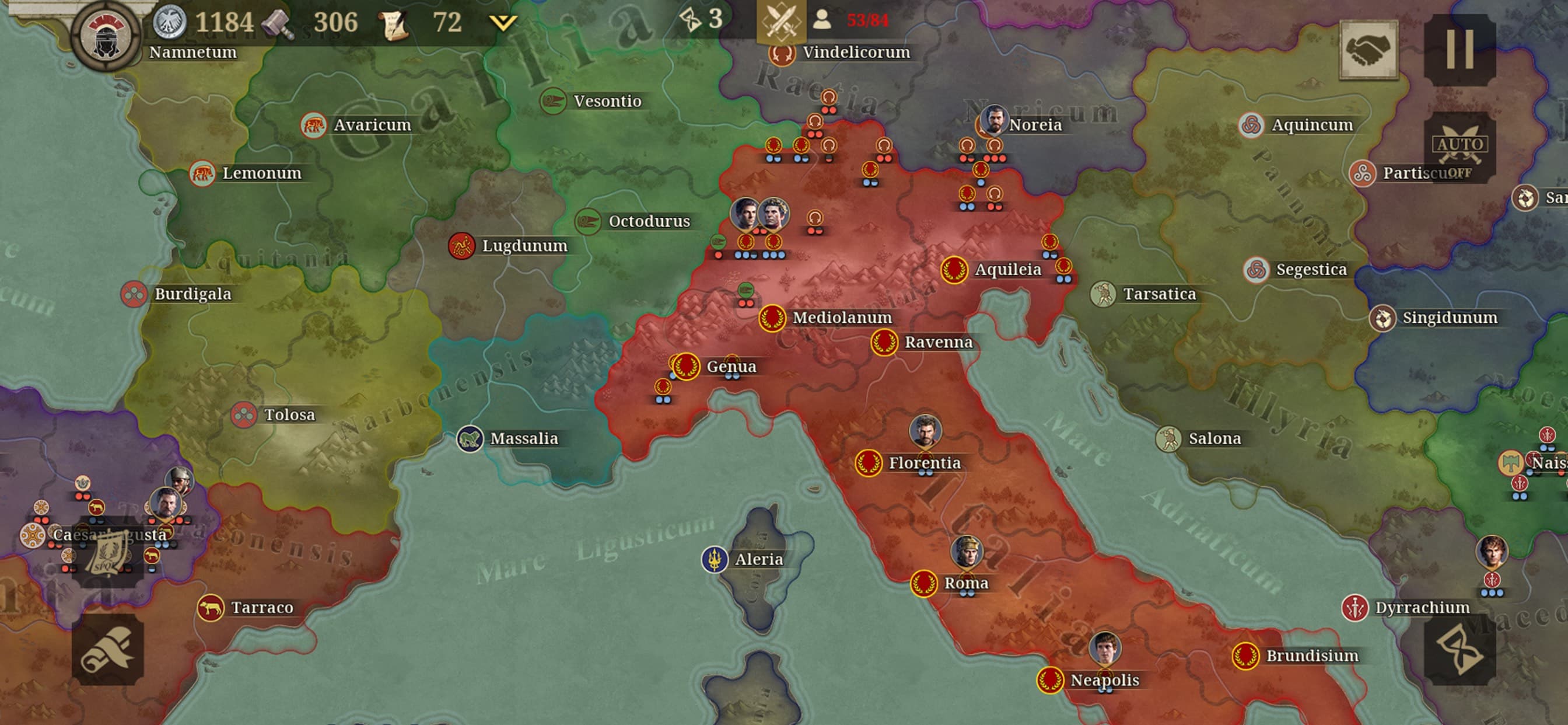 Great Conqueror: Rome screenshot 1 - screenshot